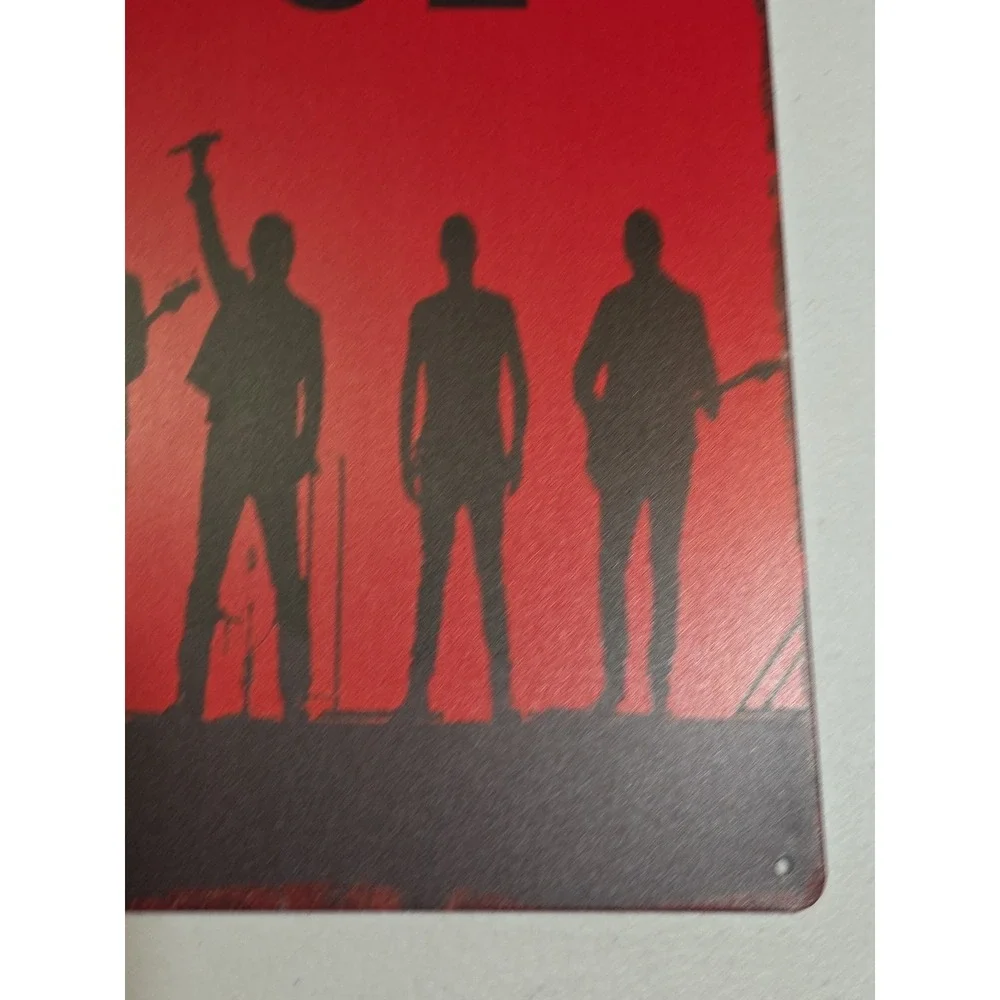 U2 Rustic-looking‎ Metal Sign 8x12 Music Art Wall Decor New